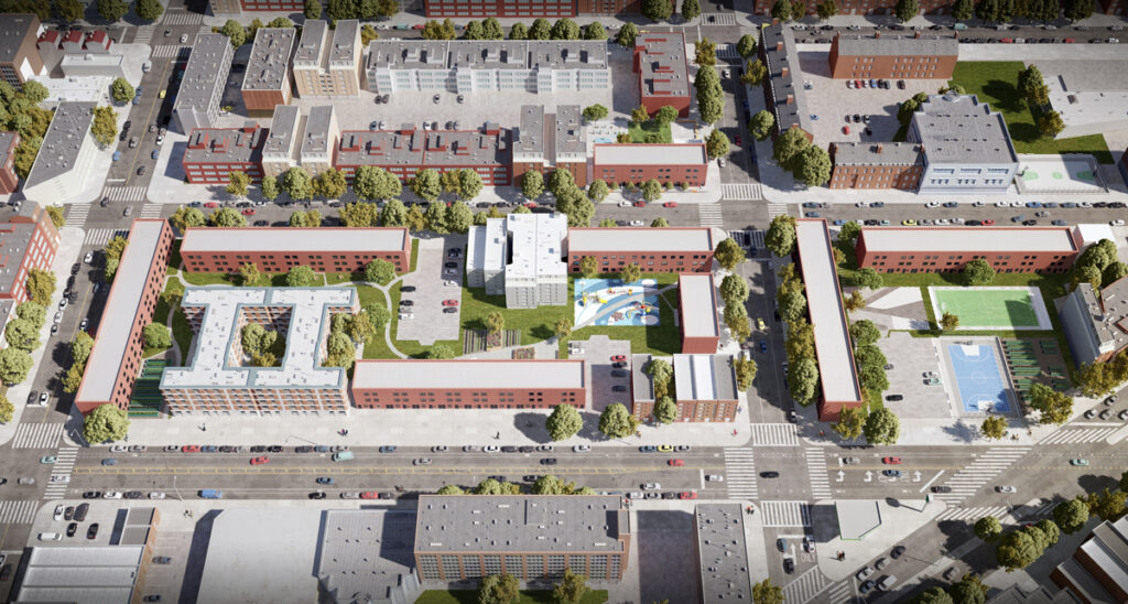 NYCHA PACT Reid and Park Rock Consolidated Apartments SLM