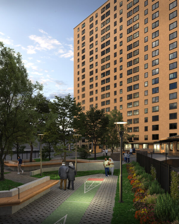NYCHA PACT Reid and Park Rock Consolidated Apartments SLM